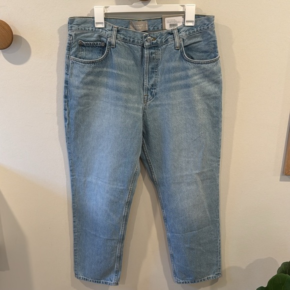 NWT Everlane Women’s The 90s Cheeky Jean Ankle Cut Light Blue Denim Pant Size 32 - Picture 5 of 9